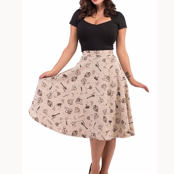 RockSteady Dresses & Skirts - Kitschy Camp Circle Swing Skirt NWT Steady 3XL
